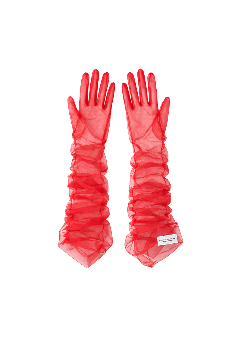 Ariana Grande Eternal Sunshine Red Gloves
