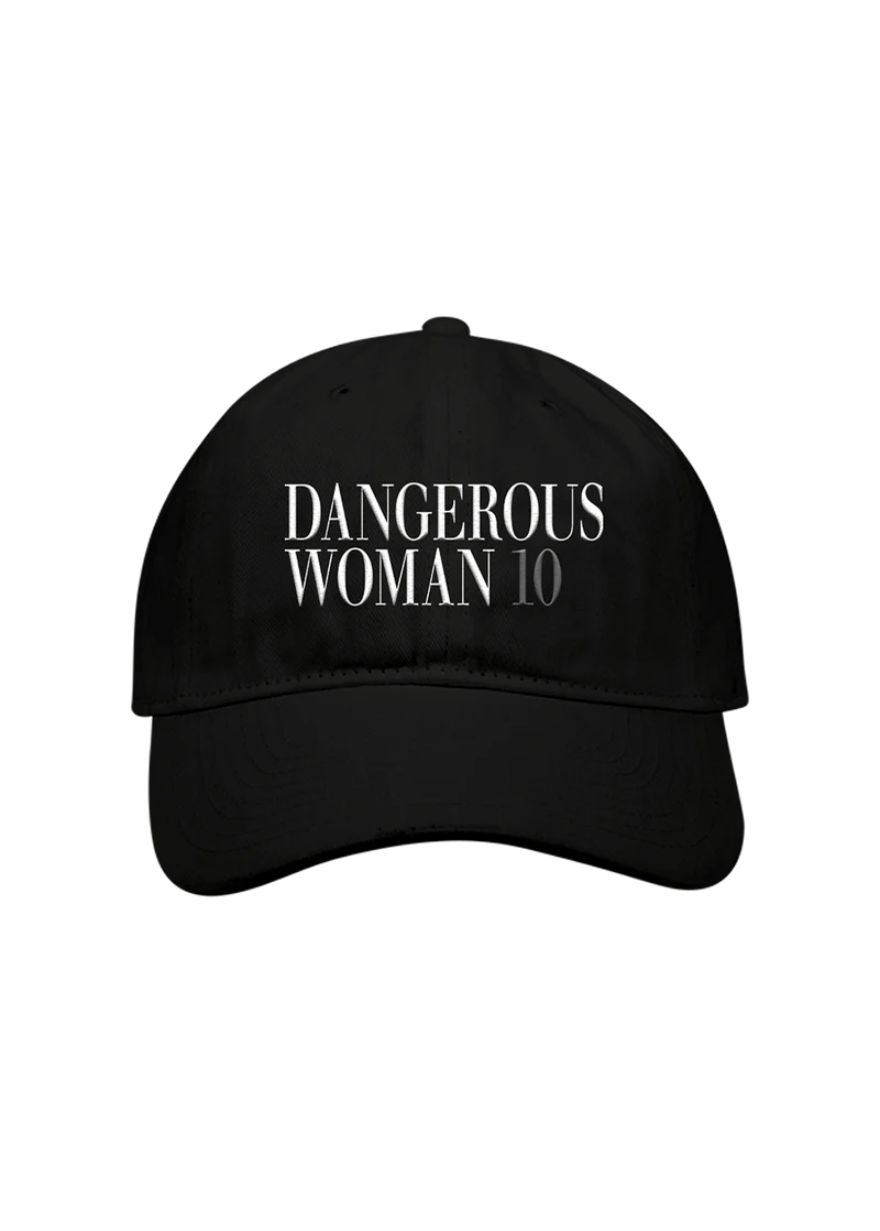 Dangerous Woman 10th Anniversary Hat Black Ariana Grande