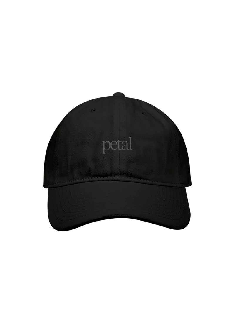 Ariana Grande Petal Black Logo Dad Hat Fan Merch