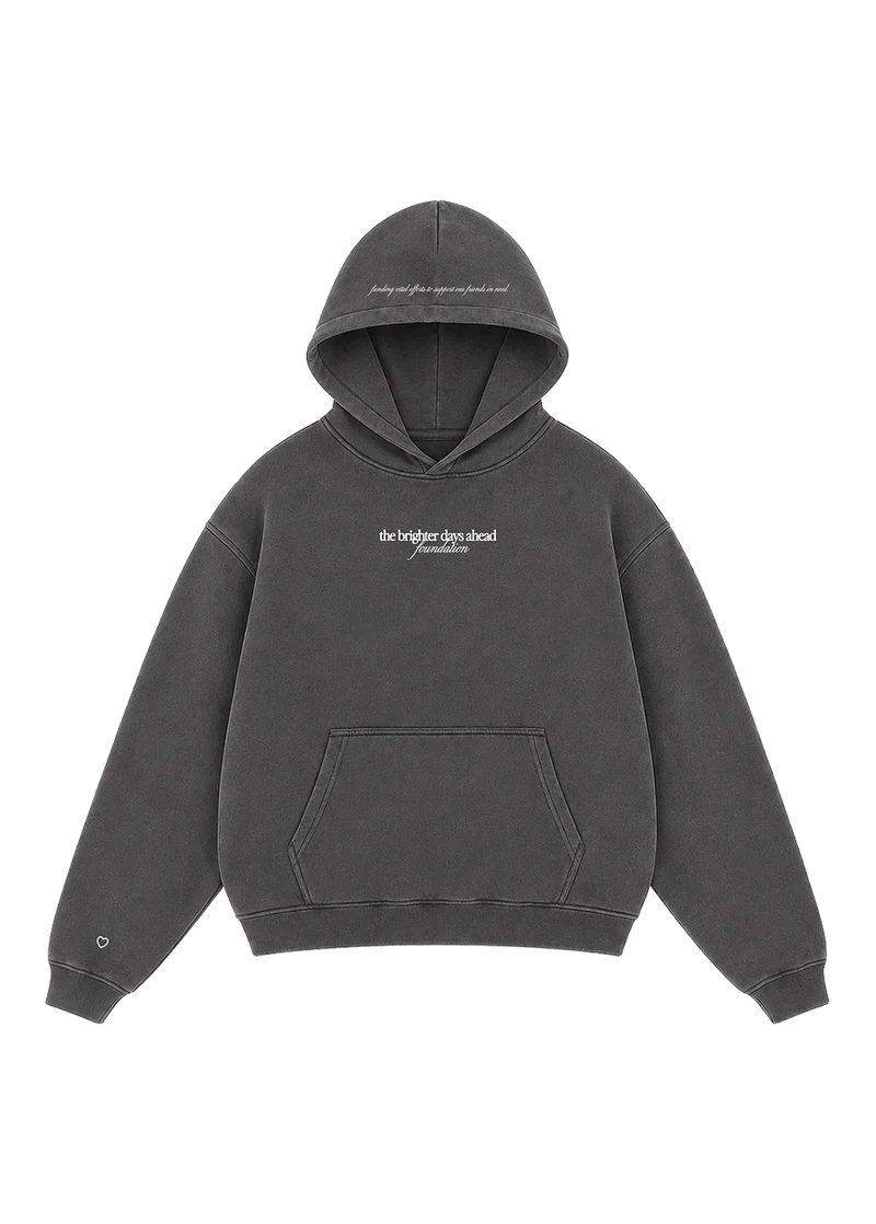 Ariana Grande Brighter Days Vintage Black Hoodie