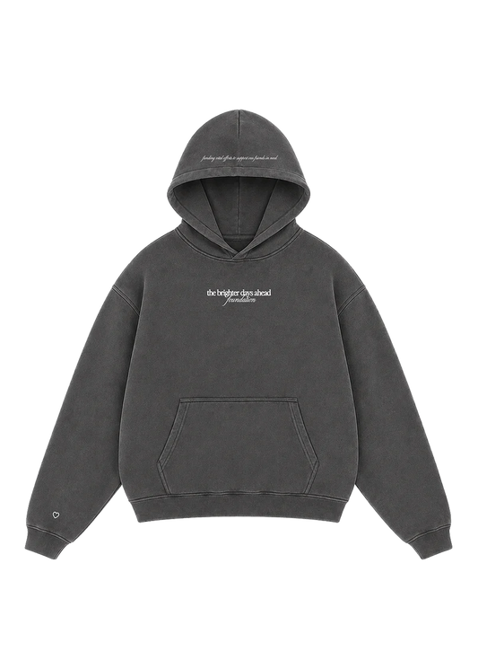 Ariana Grande Brighter Days Vintage Black Hoodie