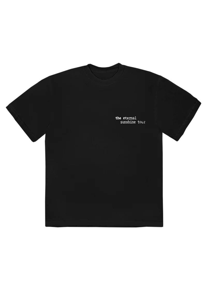 Eternal Sunshine Tour Swirl T-Shirt Black Ariana Grande