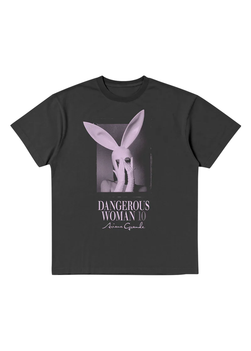 Dangerous Woman 10th Anniversary Logo T-Shirt Ariana Grande
