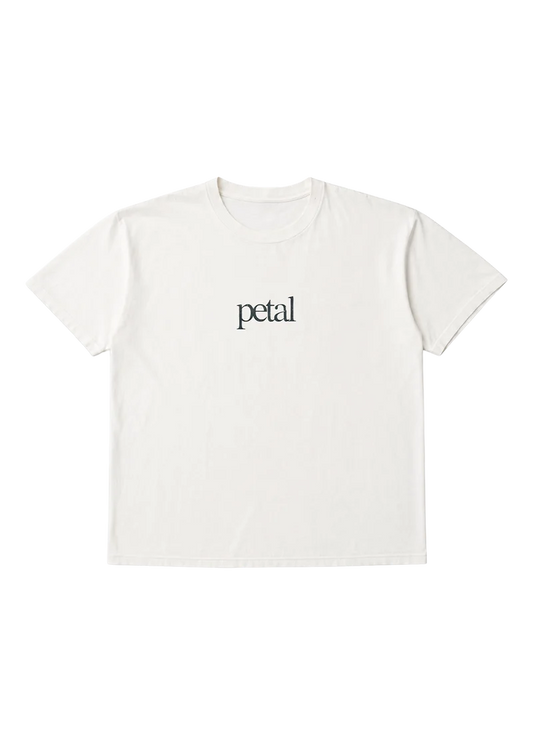 Ariana Grande Petal Live Laugh Love T-Shirt front view in white with Petal Violent Fairy Pop Core graphic