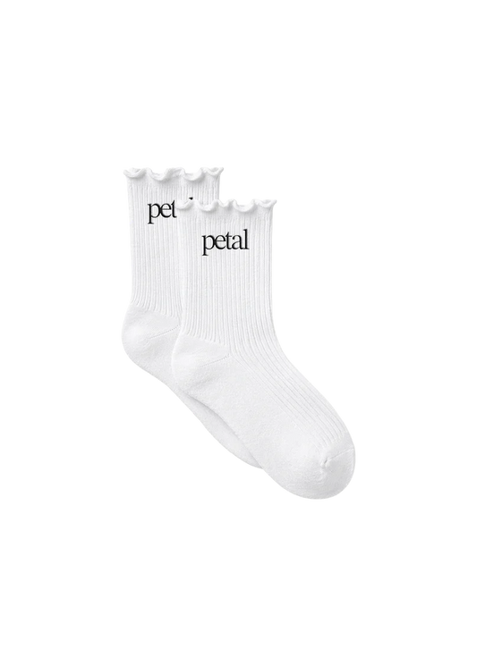 Ariana Grande Petal White Logo Fan Socks